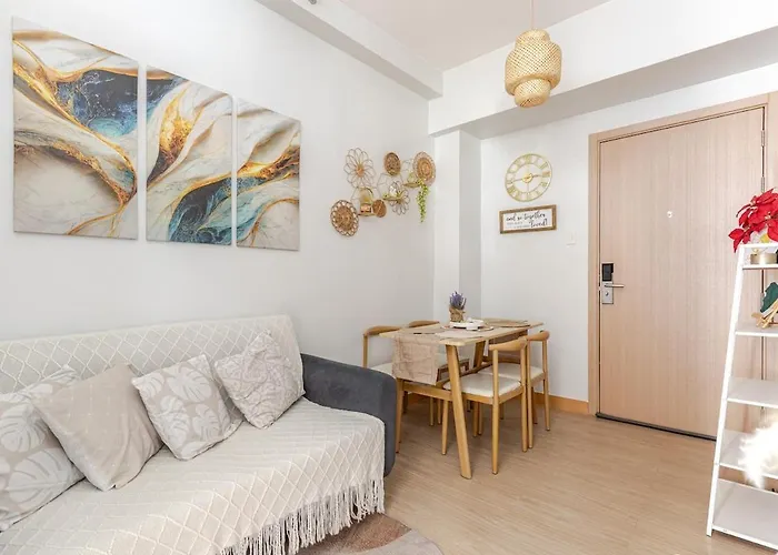 2br Fully Furnished Trees Residences Near Sm Fairview With Netflix And Karaoke Apartment